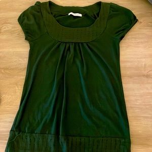 Charlotte Russe dark green top